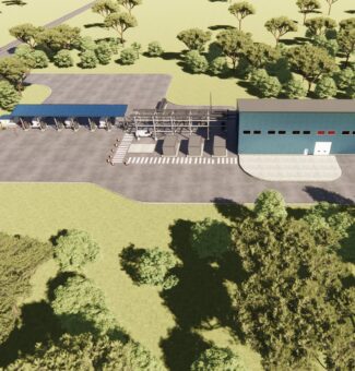 An illustration of the Niagara Hydrogen Centre