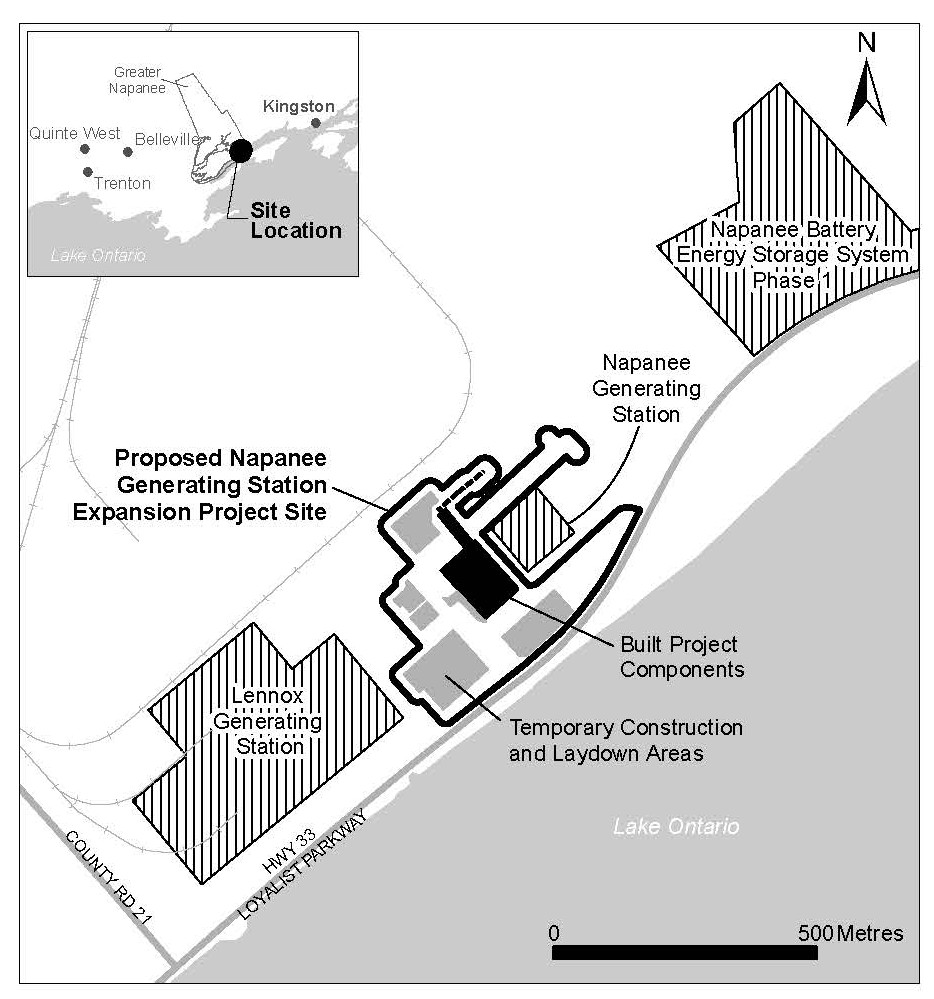 Napanee Generating Station Public Notice Map